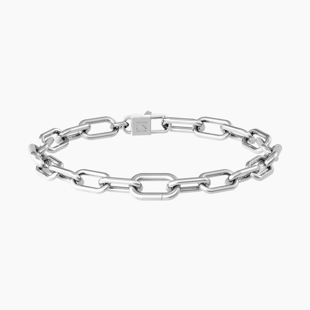 Kidult Bracciale in acciaio componibile maglia larga - KIDULT