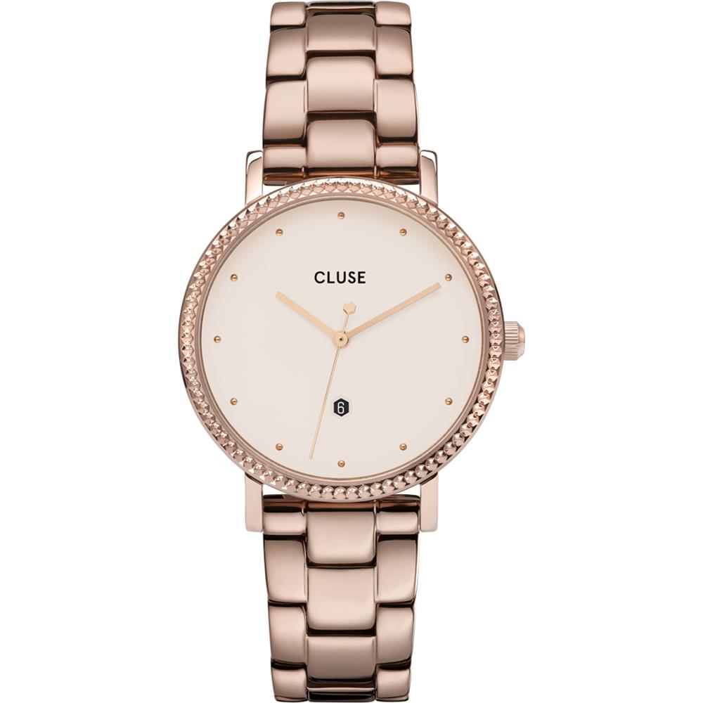 Orologio Cluse Le Couronnement 3-Link Rose Gold Winter white/Rose Gold -  CLUSE - Gioielleria Lorenzo Segoni